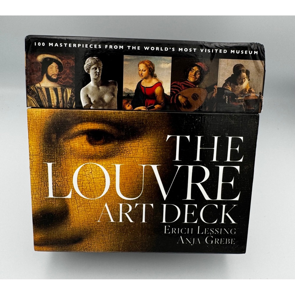 The Louvre Art Deck 100 Masterpieces Card Set Preowned Complete Erich Lessing